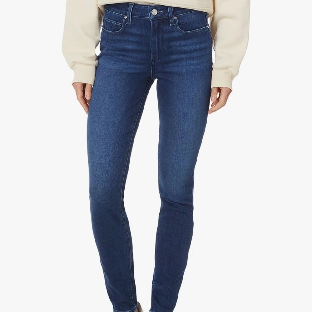 Paige Skyline Skinny Dark Denim Jeans
